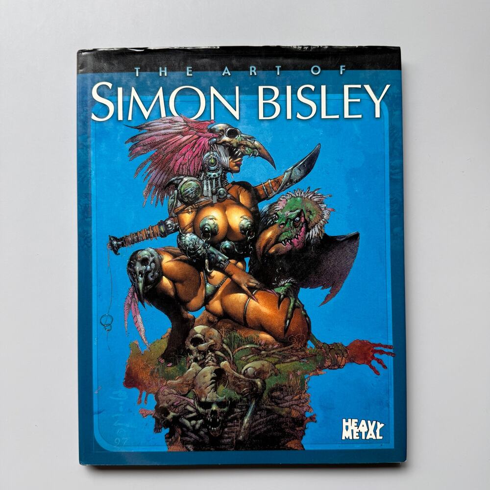 The Art of Simon Bisley Heavy Metal Signed Numbered Hardcover Book 2002